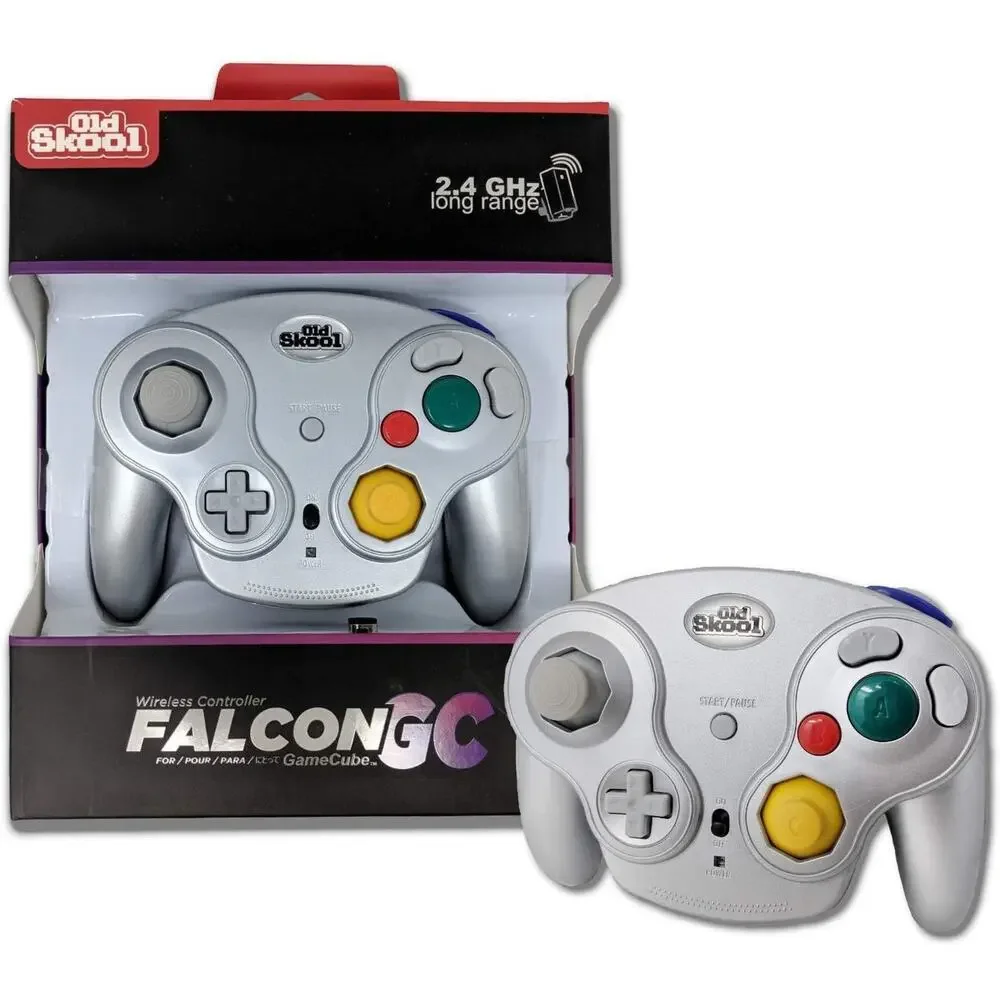 2 Falcon Gamecube Wireless Controllers 2.4 Ghz (NEW) - Nintendo - Wavebird